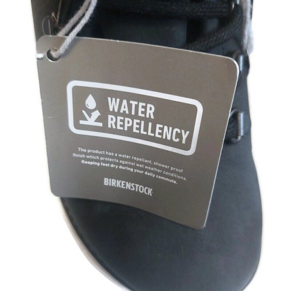 Birkenstock Jackson Nubuck Leather Laced Boots Womens Size 7-7.5 Black EU 38 - Picture 9 of 10